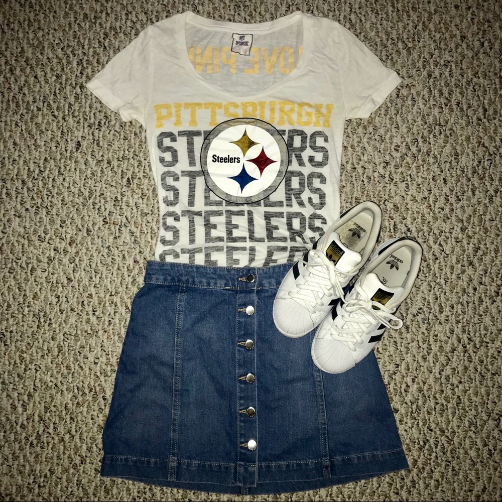 PINK! Team jersey tee-shirt, Steelers